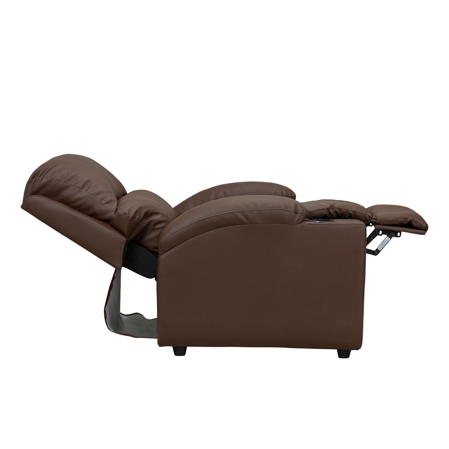 SILLA RECLINABLE ALAN  1 PUESTO  SINTETICO CHOCOLATE