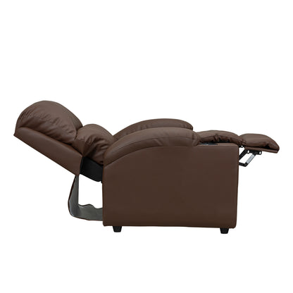 SILLA RECLINABLE ALAN  1 PUESTO  SINTETICO CHOCOLATE