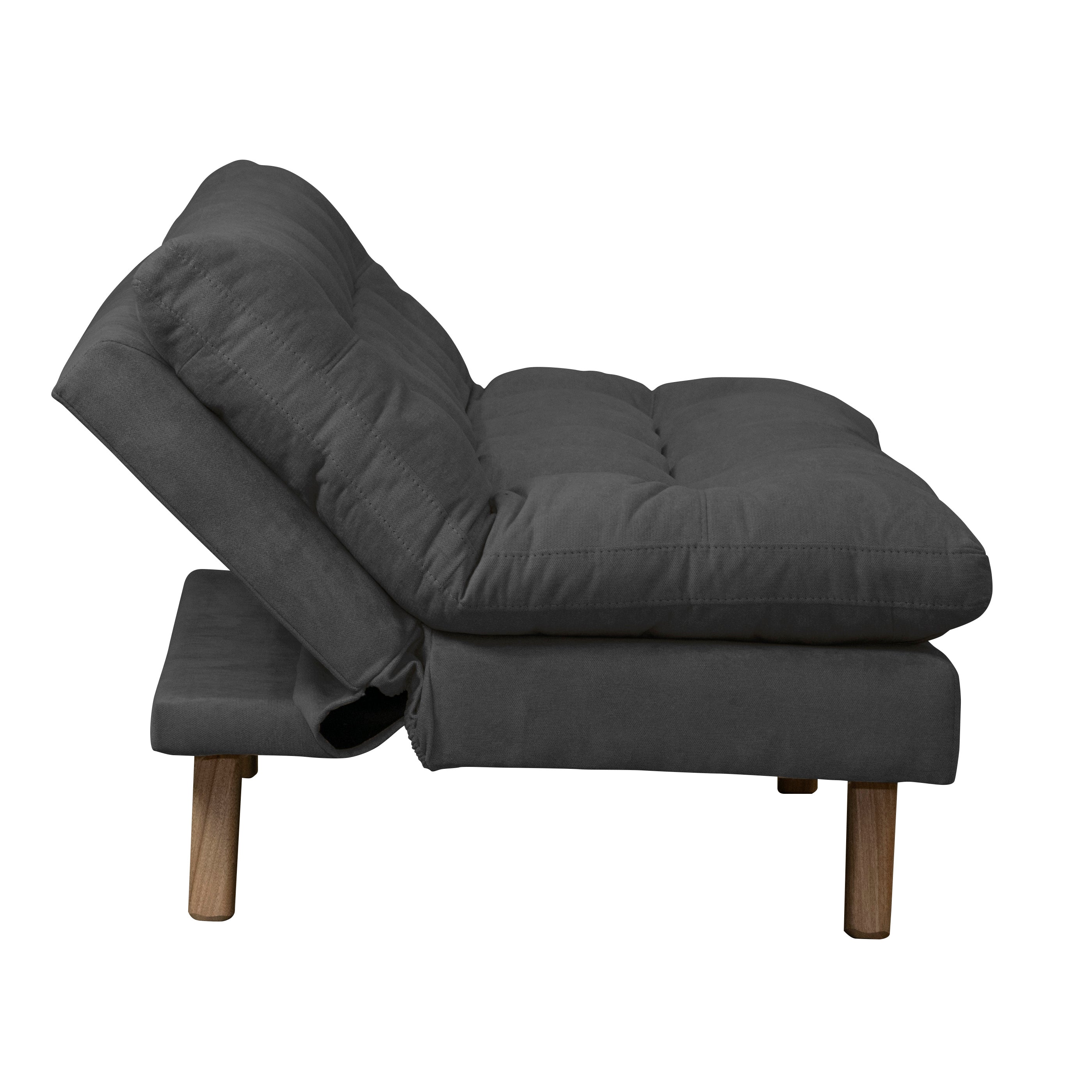 Sofa cama zur natural microfibra plomo