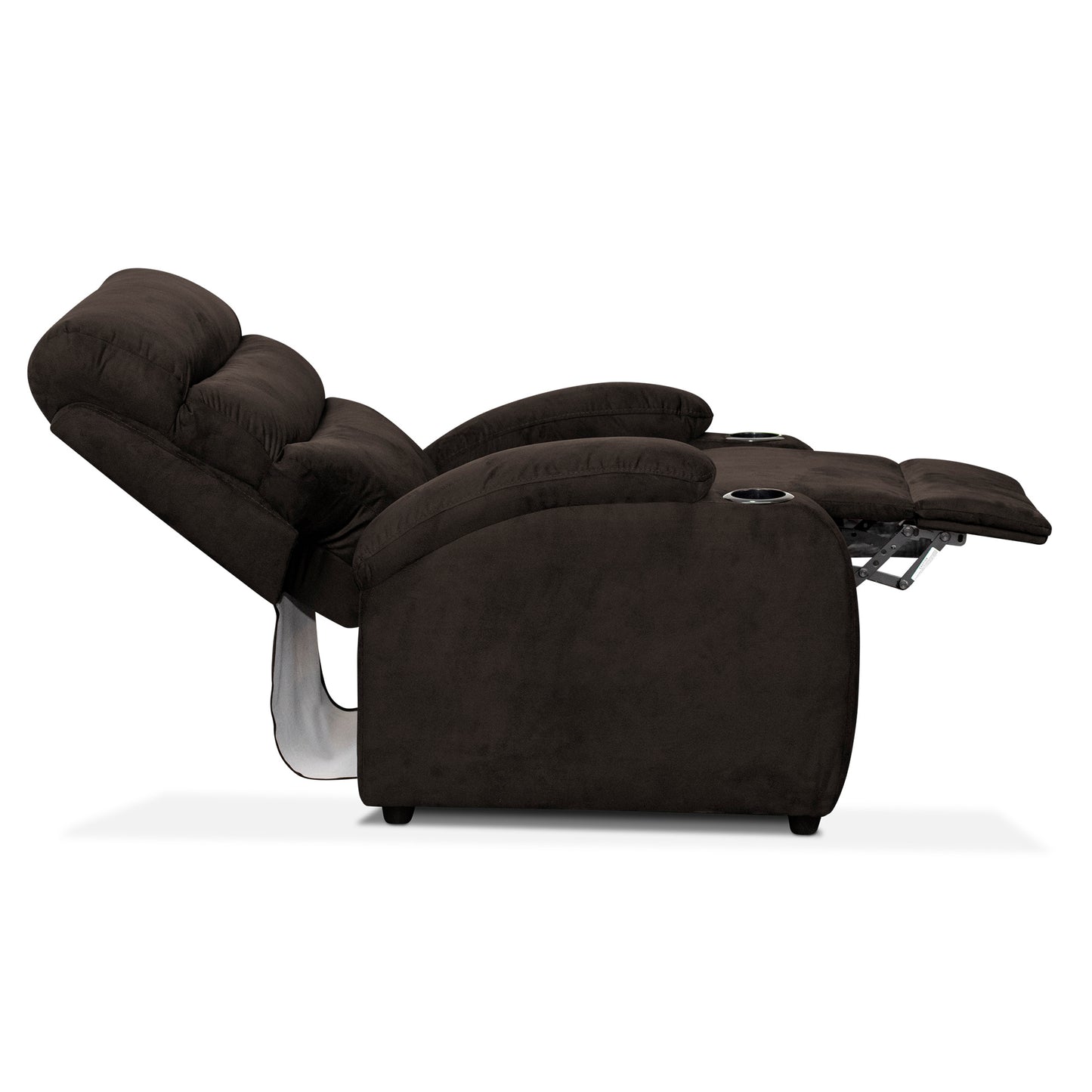 SILLA RECLINABLE TREVI  1 PUESTO  MICROFIBRA  CHOCOLATE