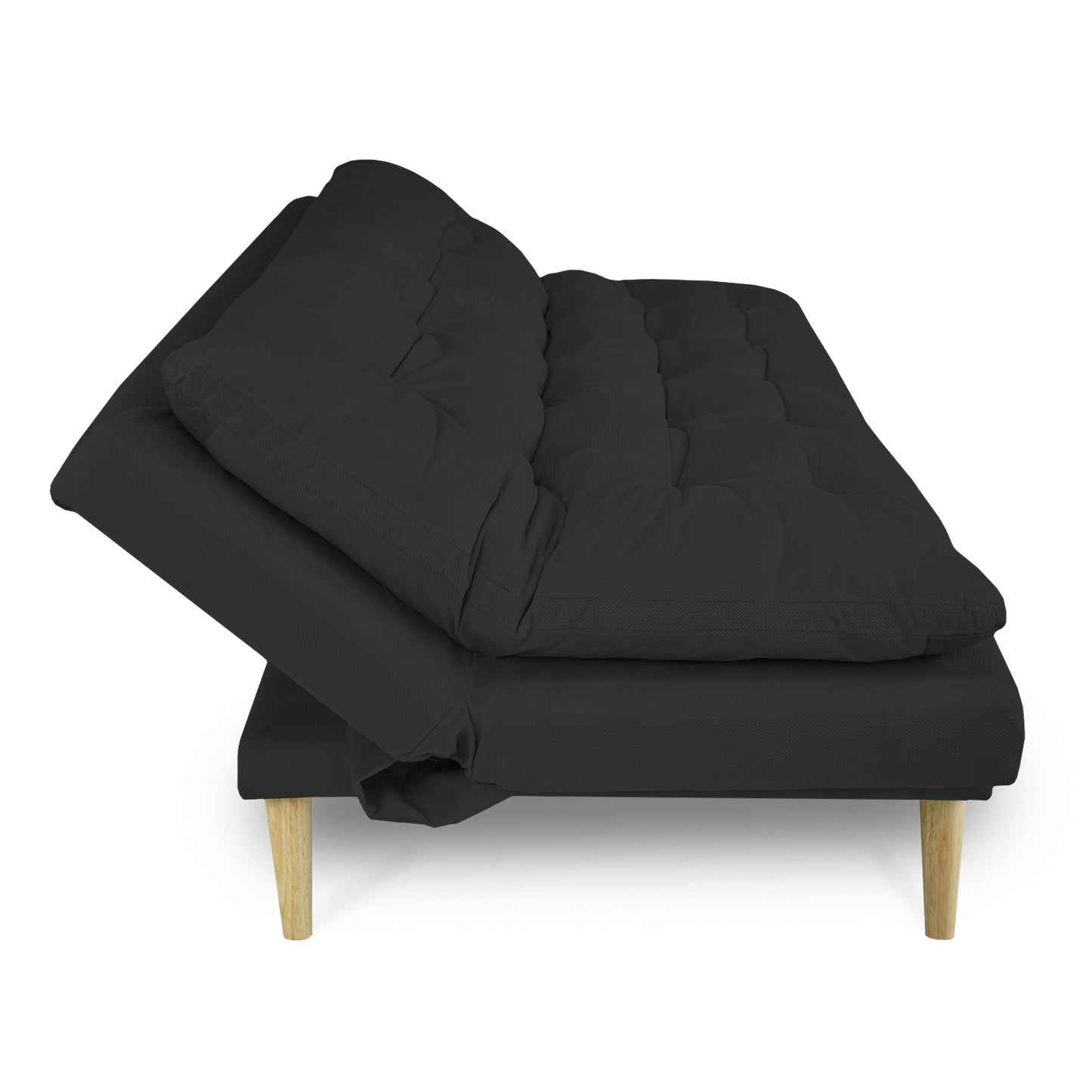 SOFA CAMA NANTES MICROFIBRA  GRIS OSCURO