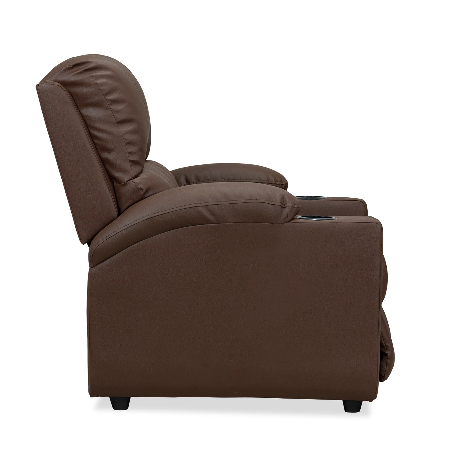 SILLA RECLINABLE ALAN  1 PUESTO  SINTETICO CHOCOLATE