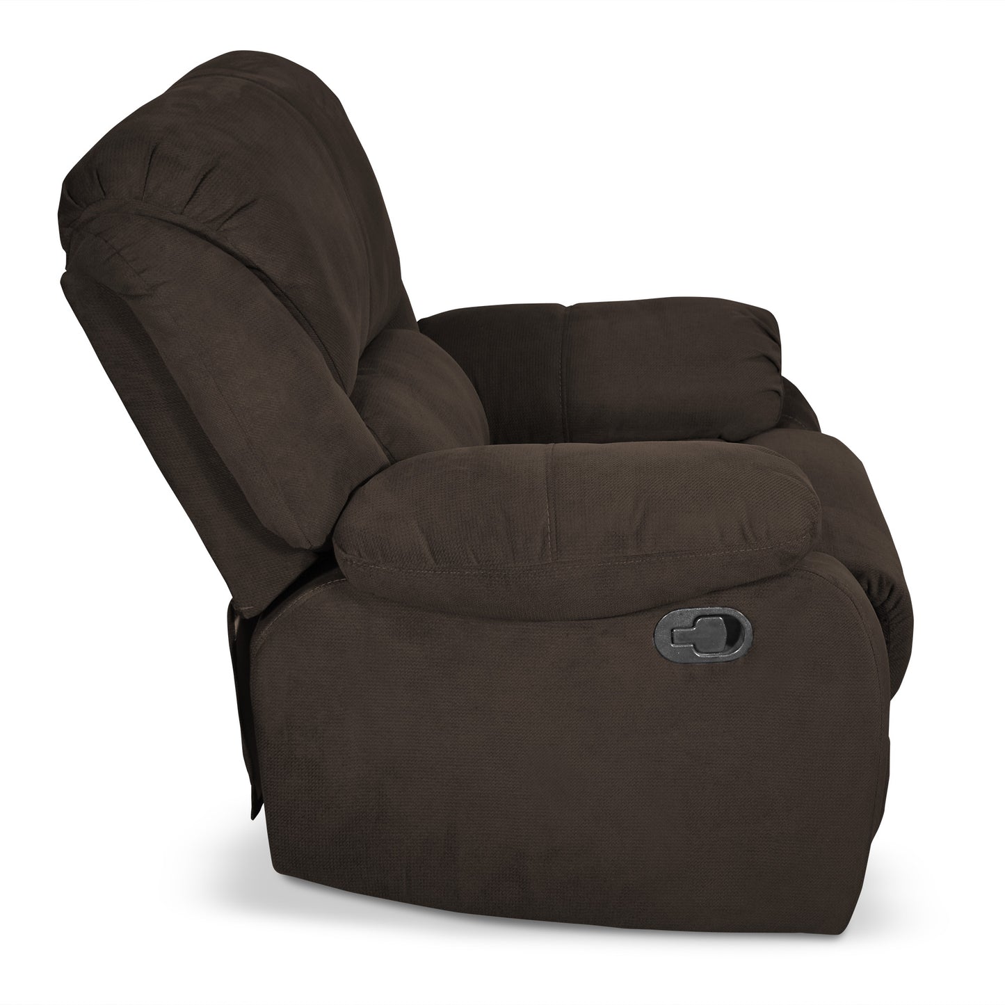 SILLA RECLINABLE OHIO ESTATICA MICROFIBRA CHOCOLATE