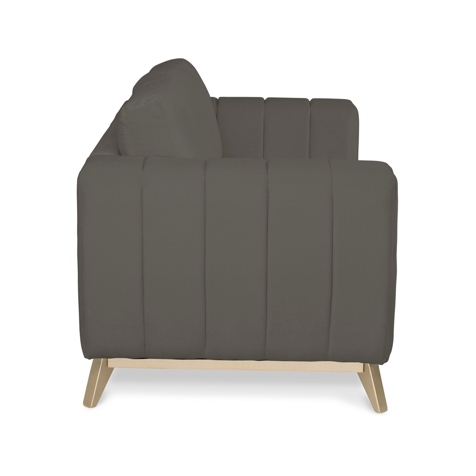 Sofa 2 puestos regina microfibra taupe