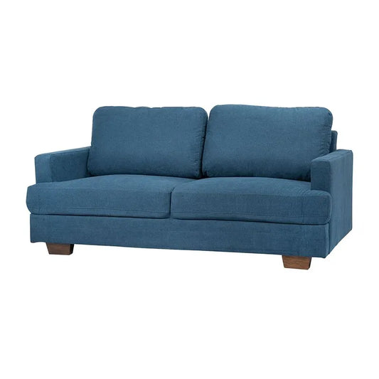 SOFA MADISON 3  PTOS  MICROFIBRA AZUL