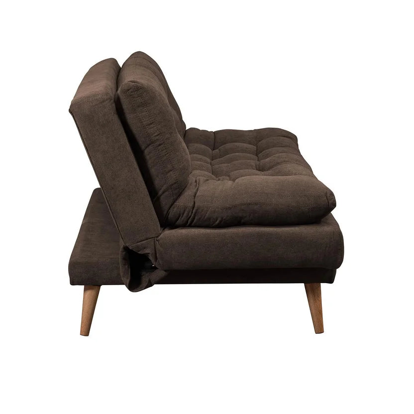 SOFA CAMA NANTES MICROFIBRA  CHOCOLATE