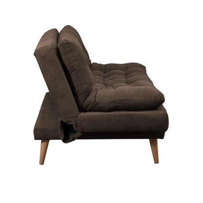 SOFA CAMA NANTES MICROFIBRA  CHOCOLATE