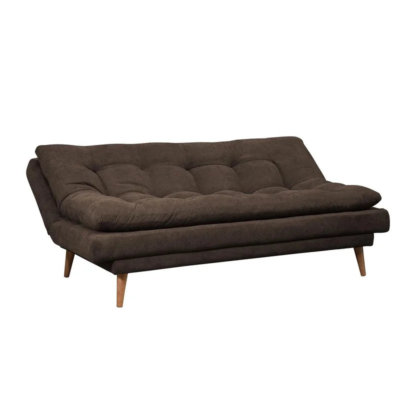 SOFA CAMA NANTES MICROFIBRA  CHOCOLATE