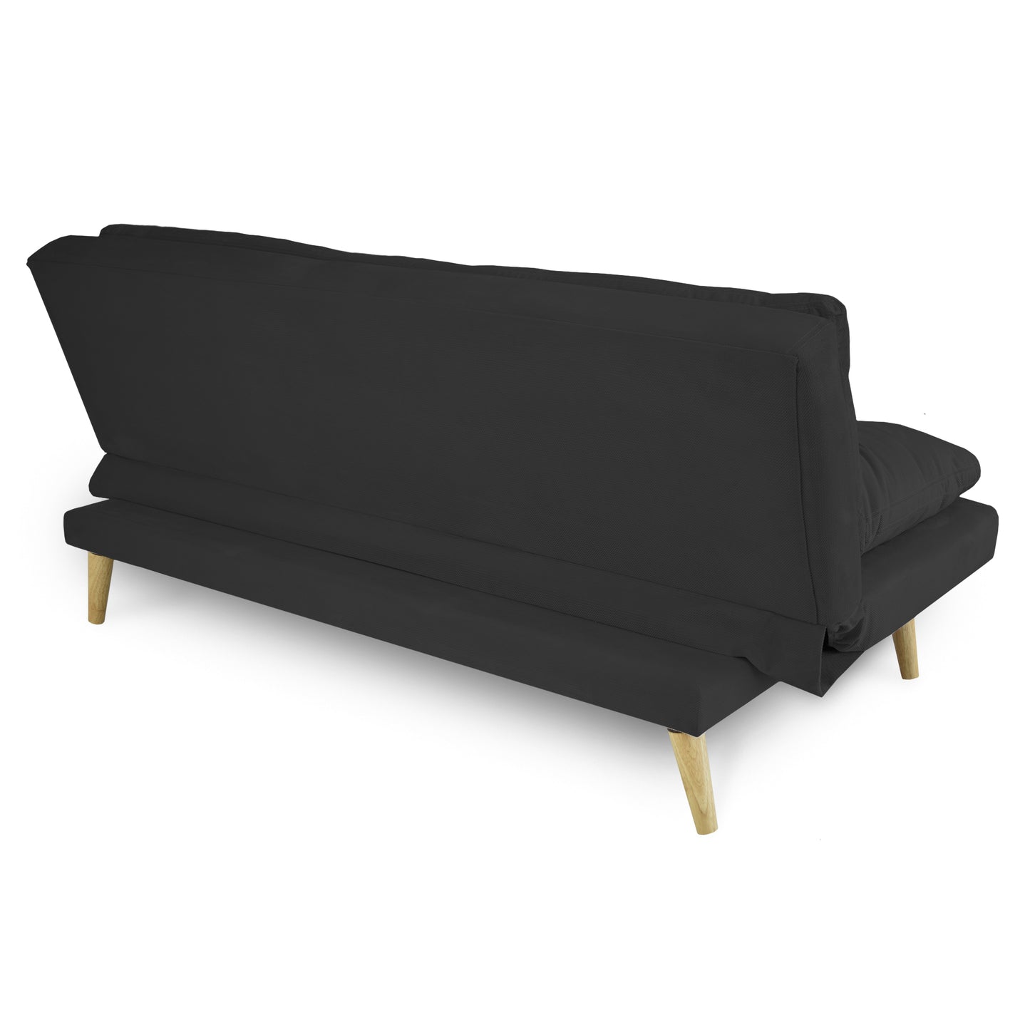 SOFA CAMA NANTES MICROFIBRA  GRIS OSCURO