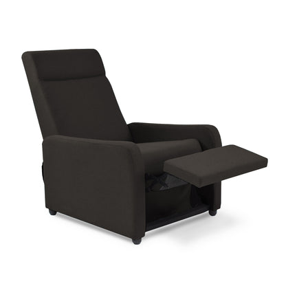 SILLA RECLINABLE PRAXIS MICROFIBRA CHOCOLATE