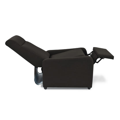 SILLA RECLINABLE PRAXIS MICROFIBRA CHOCOLATE