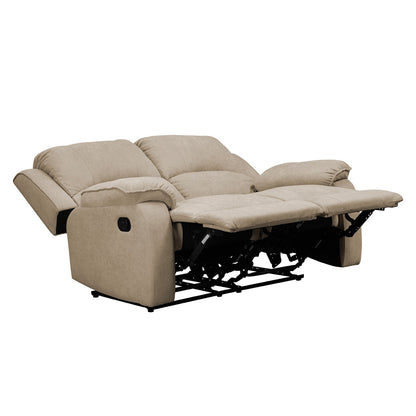 Sofa reclinable tokio 2p microfibra camel