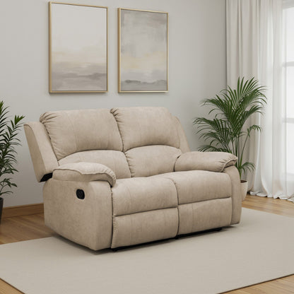 Sofa reclinable tokio 2p microfibra camel
