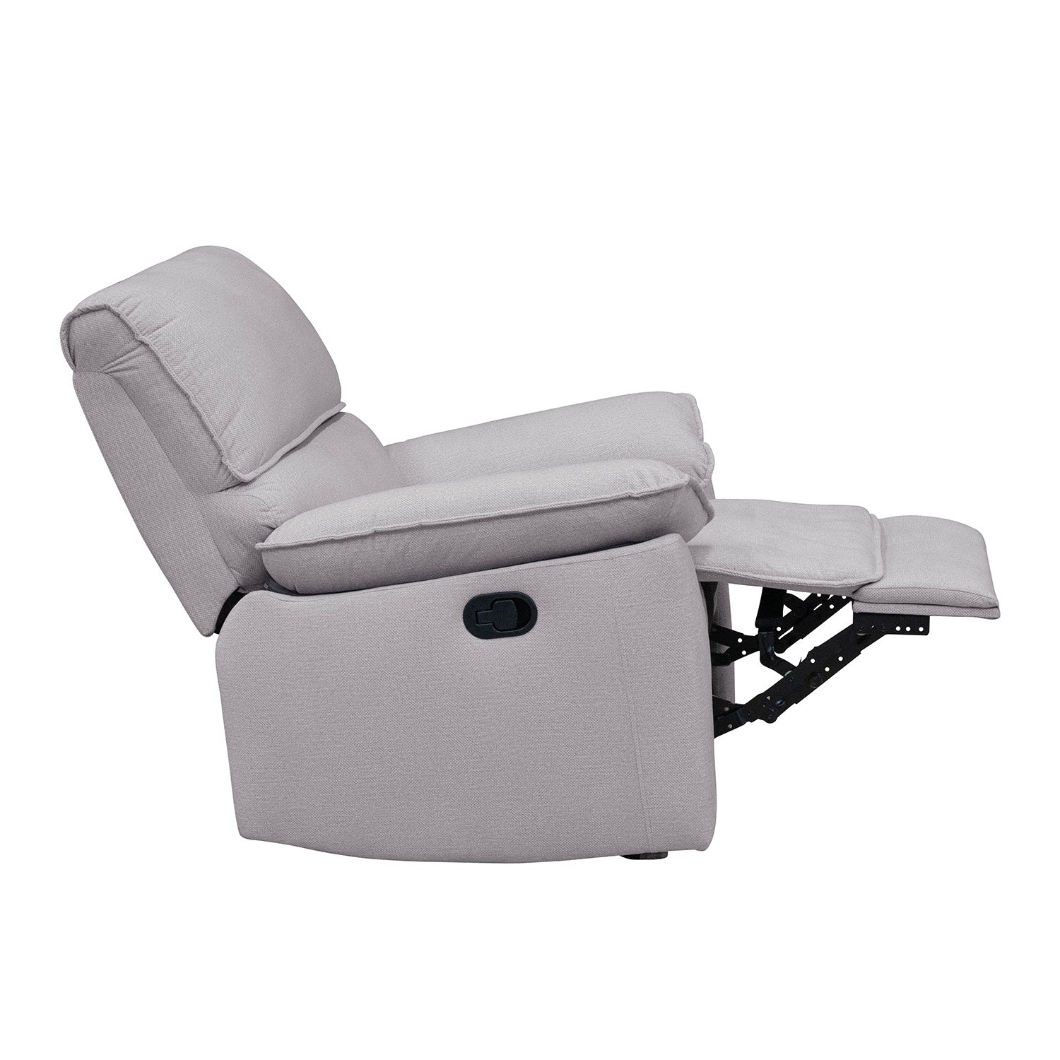 Silla Reclinable Alexa Microfibra Taupe