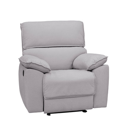 Silla Reclinable Alexa Microfibra Taupe