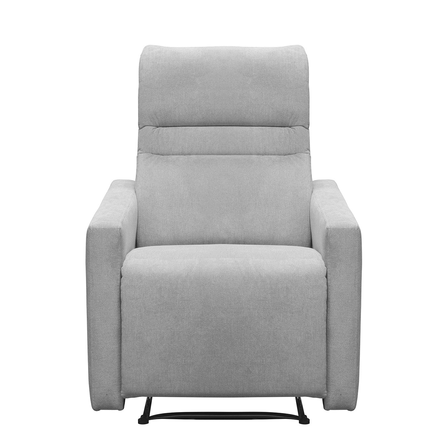 Reclinable Arthur Microfibra Plata