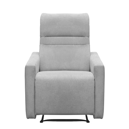 Reclinable Arthur Microfibra Plata