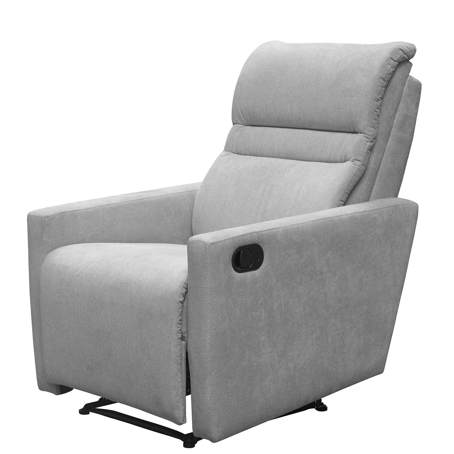 Reclinable Arthur Microfibra Plata