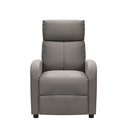 SILLA RECLINABLE DALY  ESTATICA MICROFIBRA TAUPE