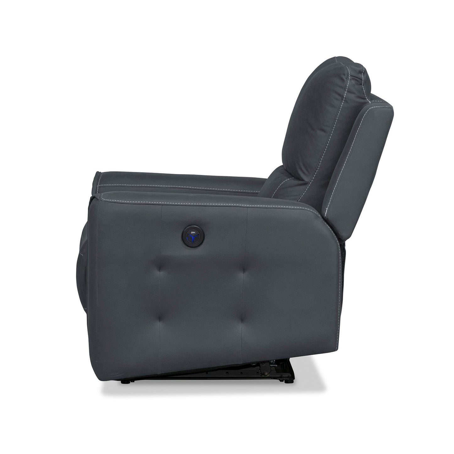 SILLA RECLINABLE ELECTRICA  DUKE 1 PUESTO  GRAFITO NOBUK