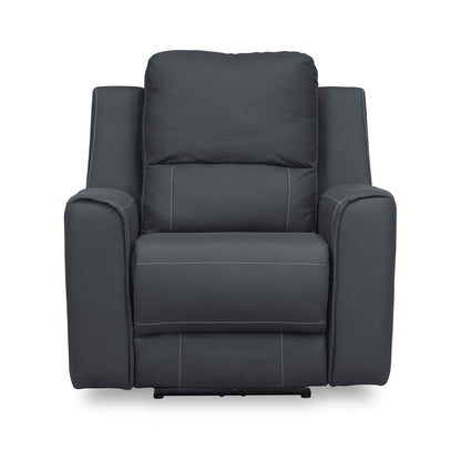 SILLA RECLINABLE ELECTRICA  DUKE 1 PUESTO  GRAFITO NOBUK