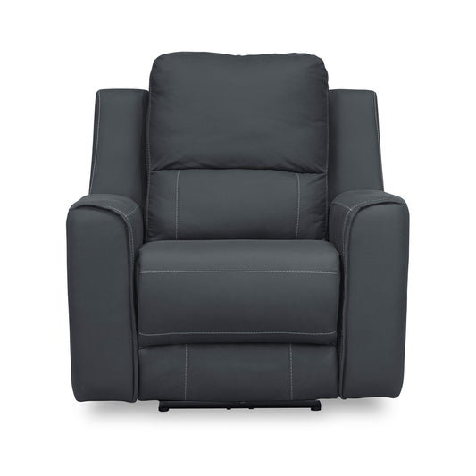 SILLA RECLINABLE ELECTRICA  DUKE 1 PUESTO  GRAFITO NOBUK