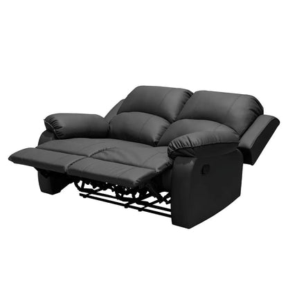 Reclinable Ginebra 2 puestos Sintético Negro