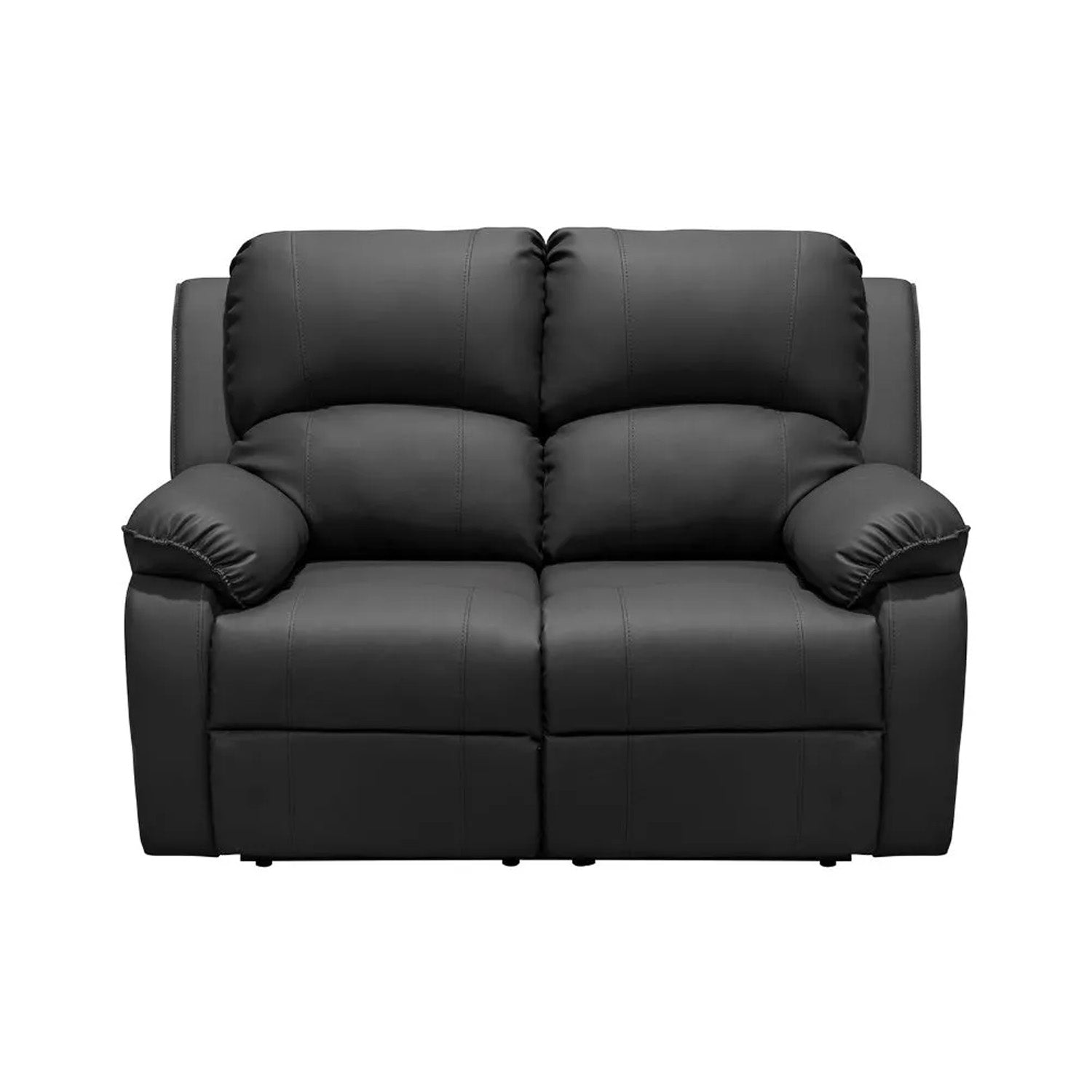 Reclinable Ginebra 2 puestos Sintético Negro