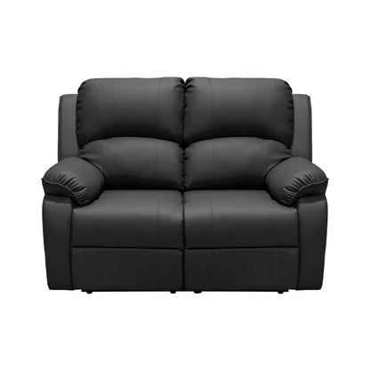 Reclinable Ginebra 2 puestos Sintético Negro