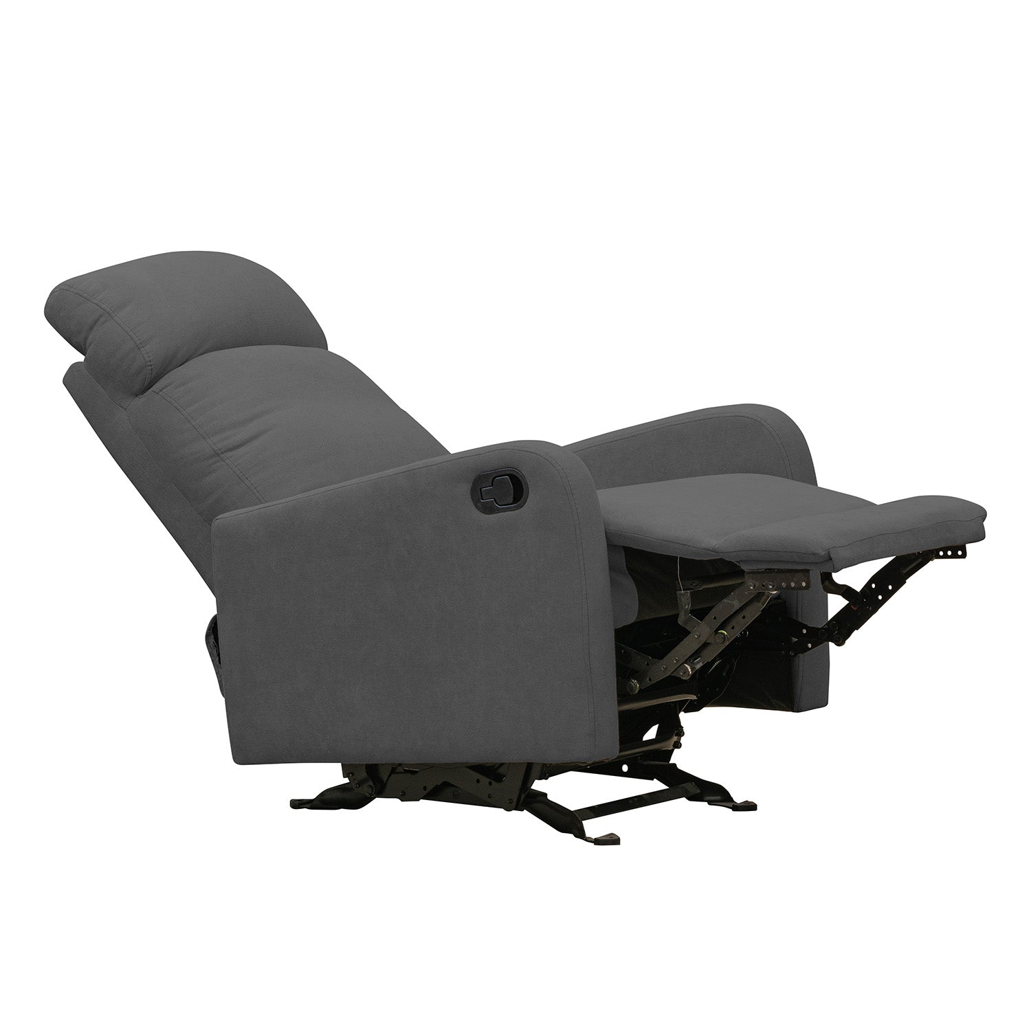 Silla reclinable estática Norman microfibra gris plomo