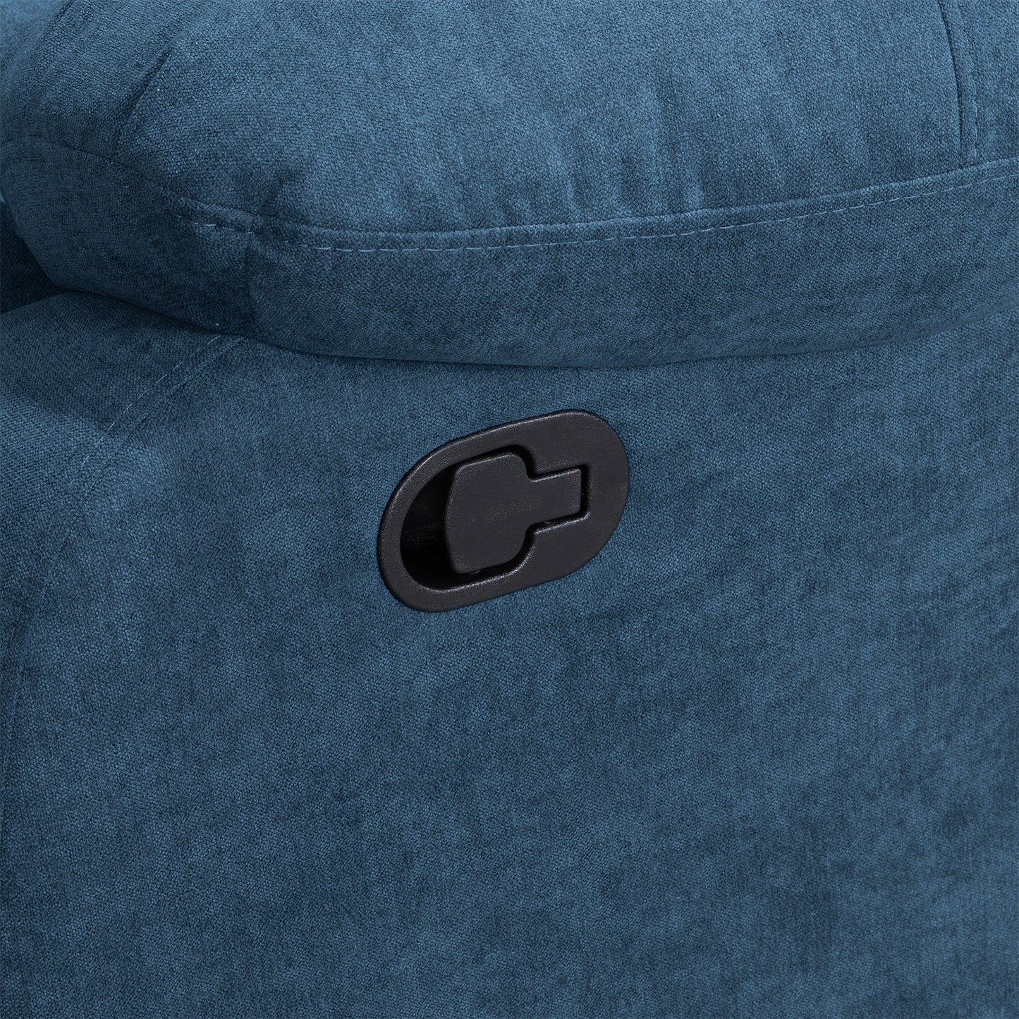 SILLA RECLINABLE OHIO ESTATICA MICROFIBRA AZUL