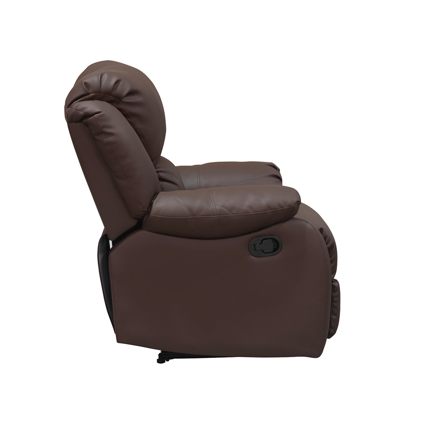 SILLA RECLINABLE OHIO ESTATICA SINTETICO CHOCOLATE