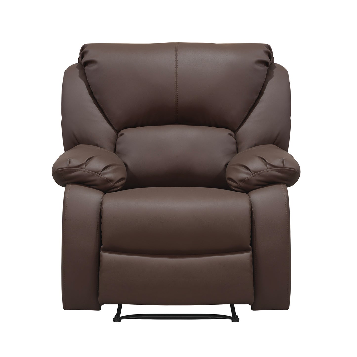 SILLA RECLINABLE OHIO ESTATICA SINTETICO CHOCOLATE