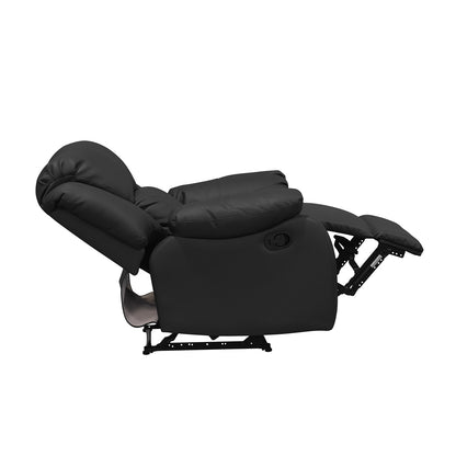 SILLA RECLINABLE OHIO ESTATICA SINTETICO  NEGRO
