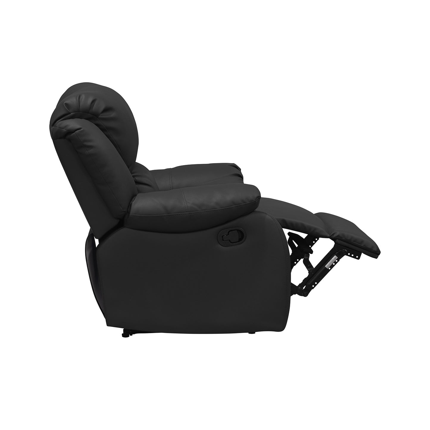 SILLA RECLINABLE OHIO ESTATICA SINTETICO  NEGRO