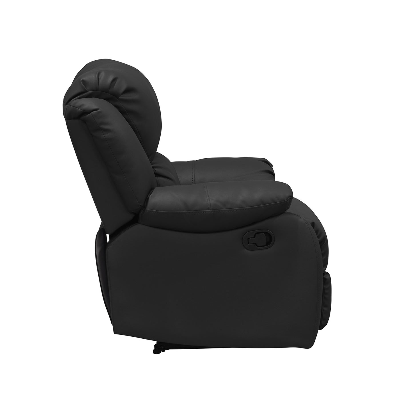 SILLA RECLINABLE OHIO ESTATICA SINTETICO  NEGRO
