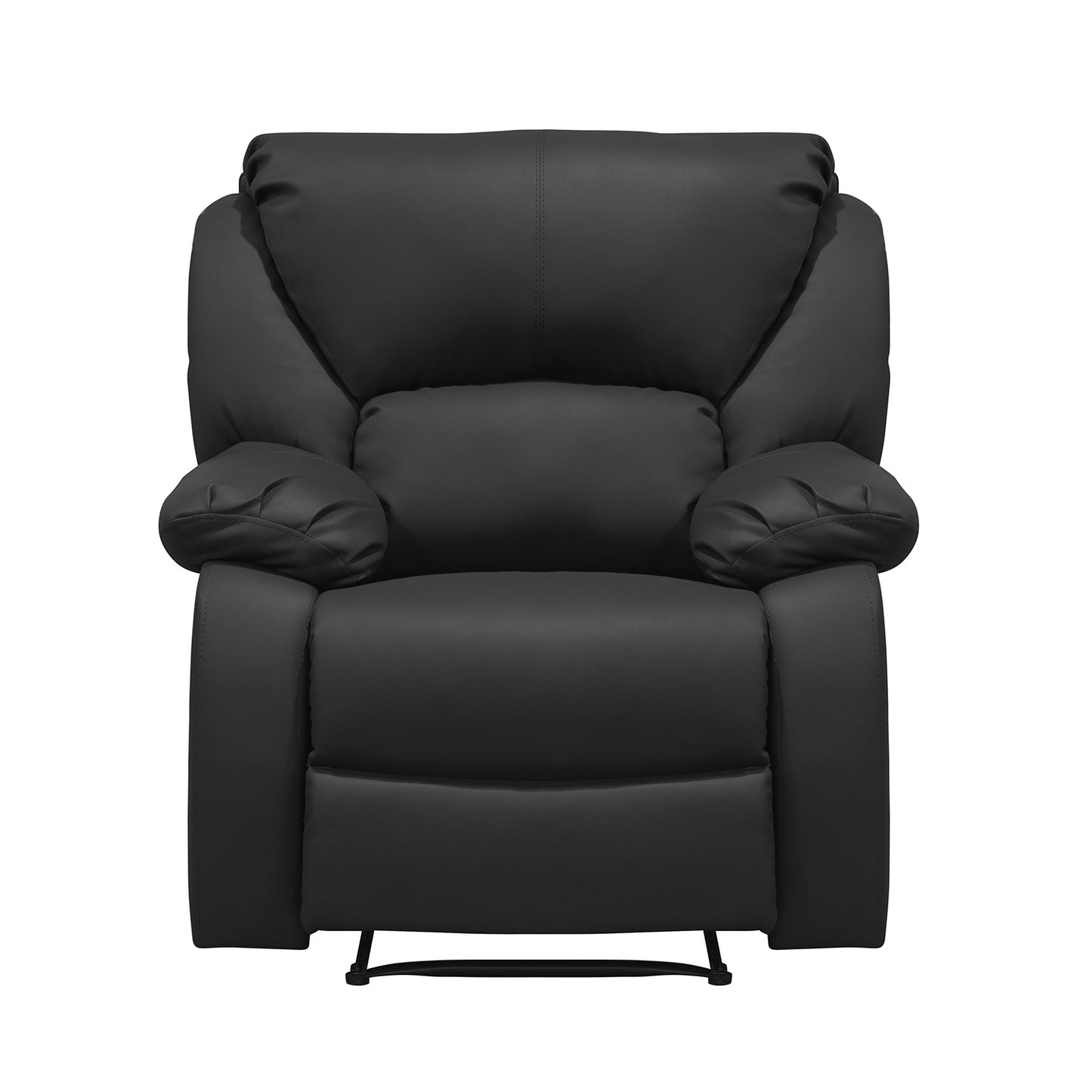 SILLA RECLINABLE OHIO ESTATICA SINTETICO  NEGRO