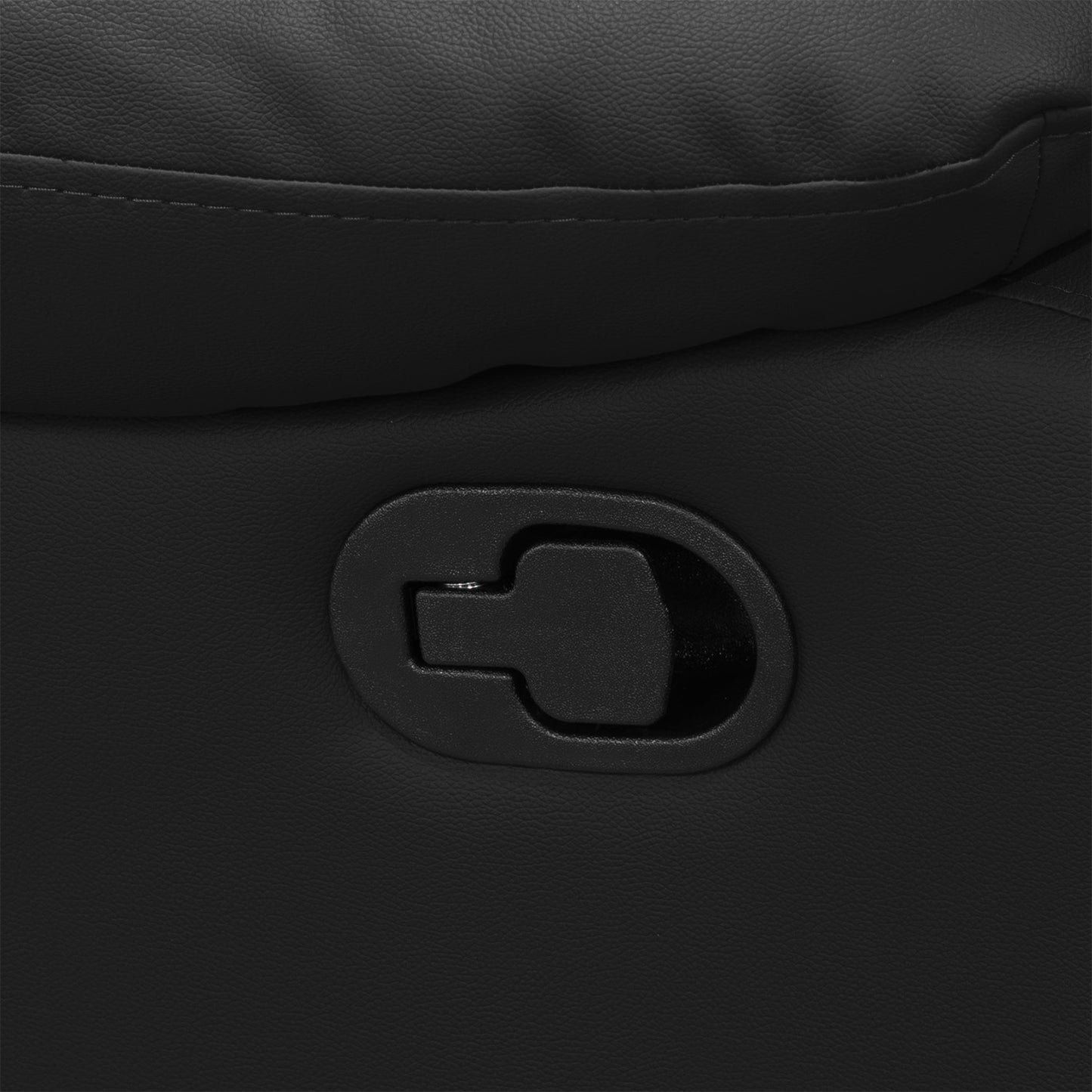 SILLA RECLINABLE OHIO ESTATICA SINTETICO  NEGRO