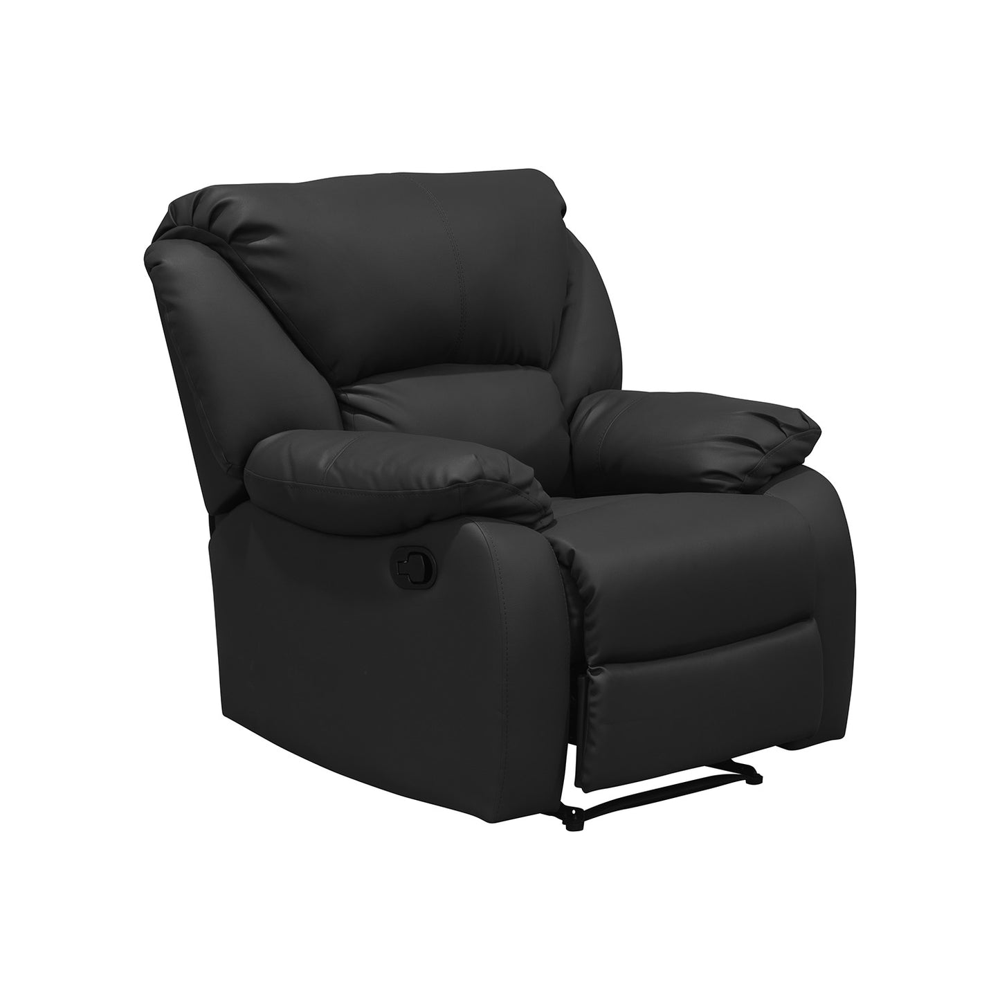 SILLA RECLINABLE OHIO ESTATICA SINTETICO  NEGRO