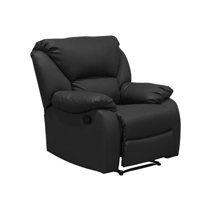 SILLA RECLINABLE OHIO ESTATICA SINTETICO  NEGRO