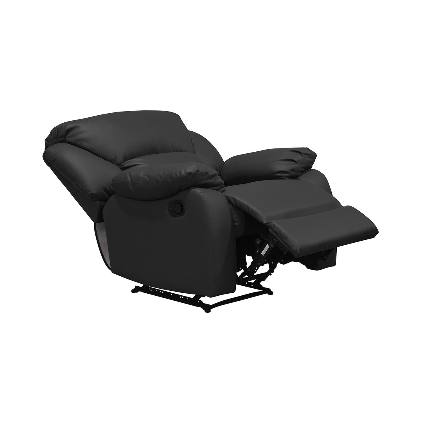 SILLA RECLINABLE OHIO ESTATICA SINTETICO  NEGRO