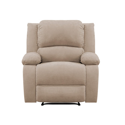 Reclinable Sull estática Microfibra Camel