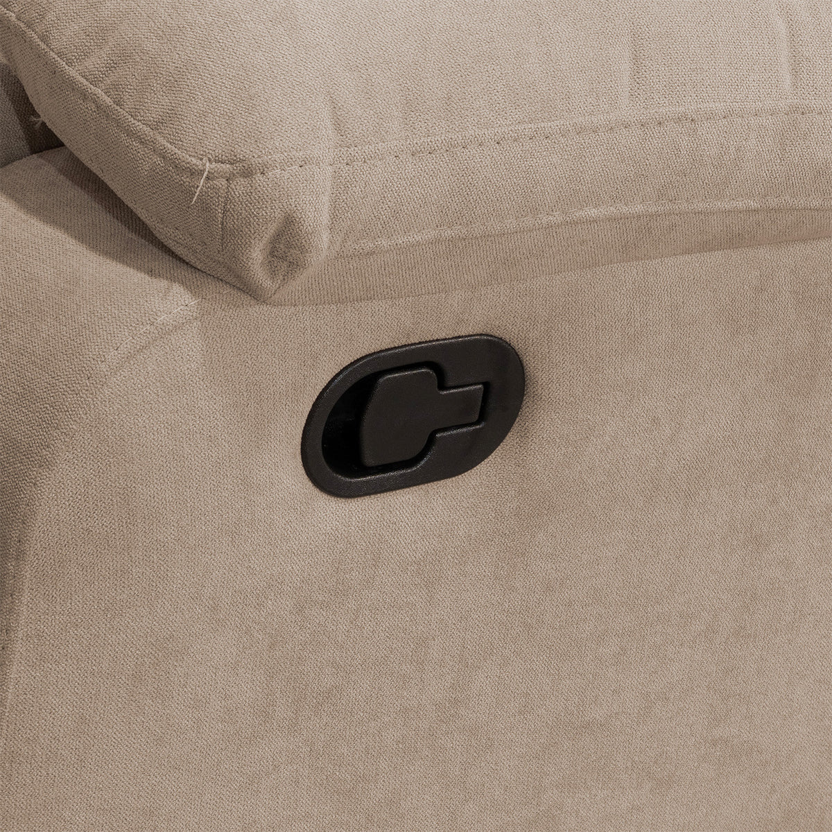 Reclinable Sull estática Microfibra Camel