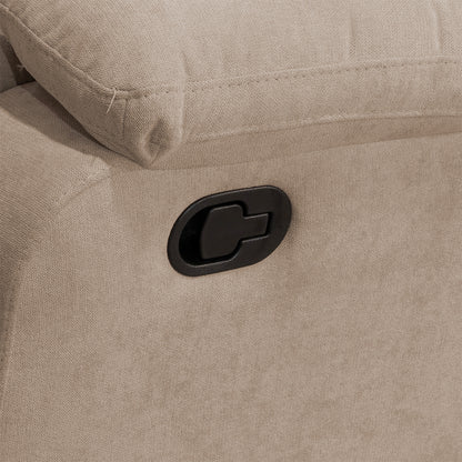 Reclinable Sull estática Microfibra Camel