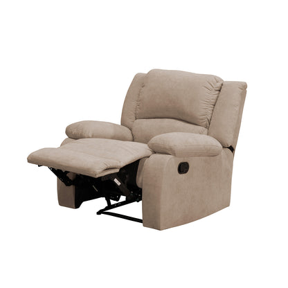 Reclinable Sull estática Microfibra Camel