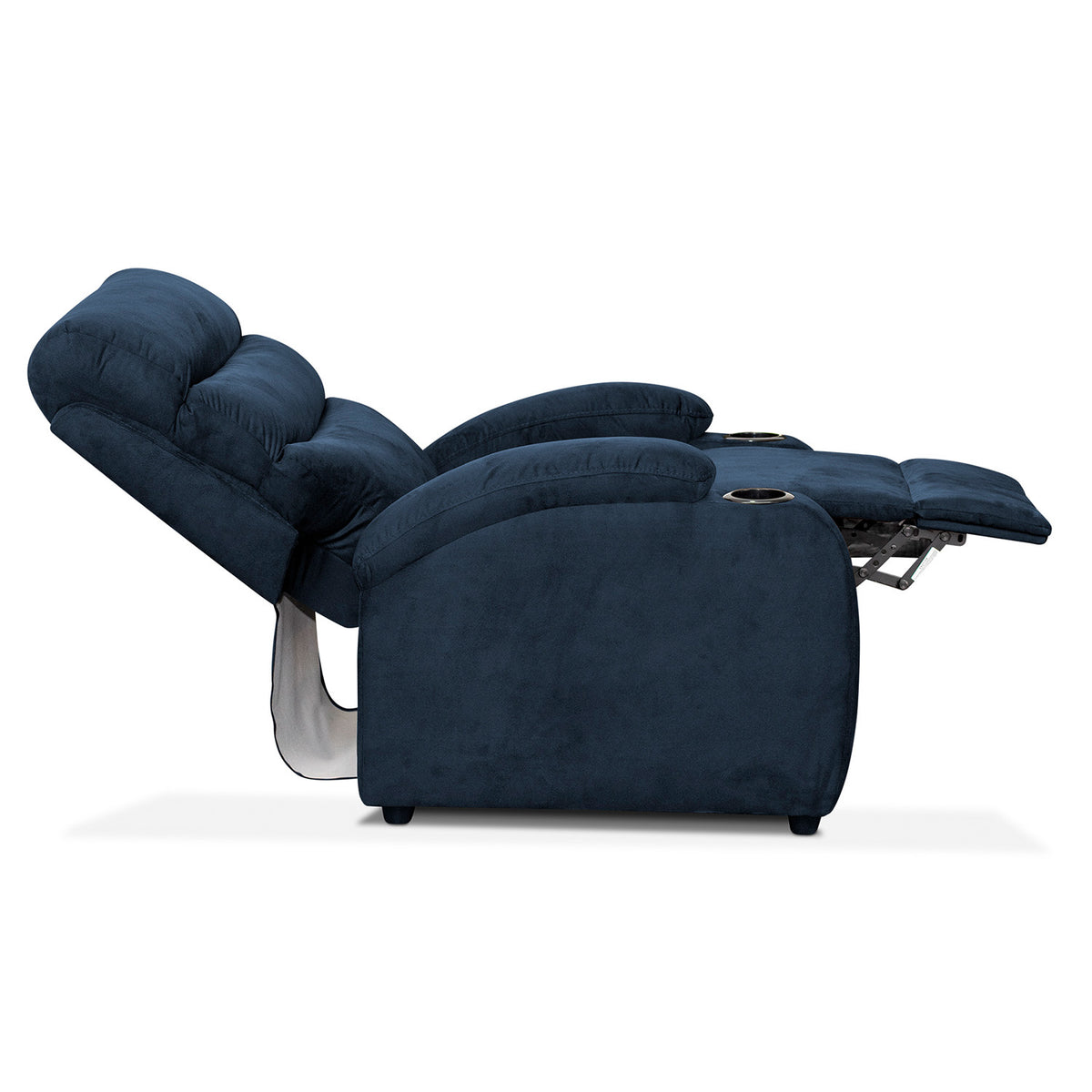Silla reclinable trevi 1 puesto microfibra azul mary