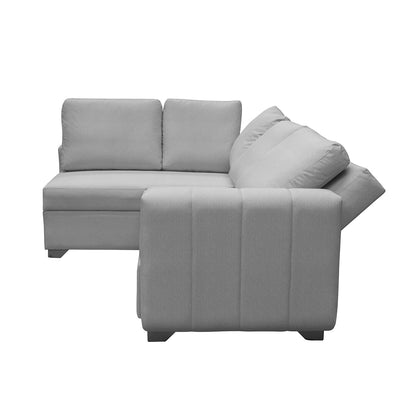 Rinconera Line Microfibra Gris Plata