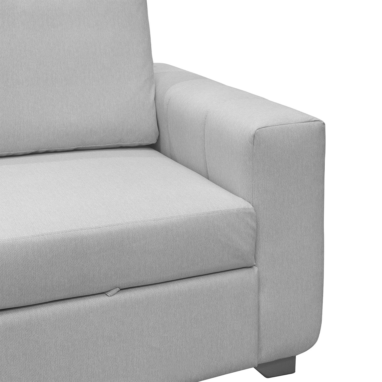 Rinconera Line Microfibra Gris Plata