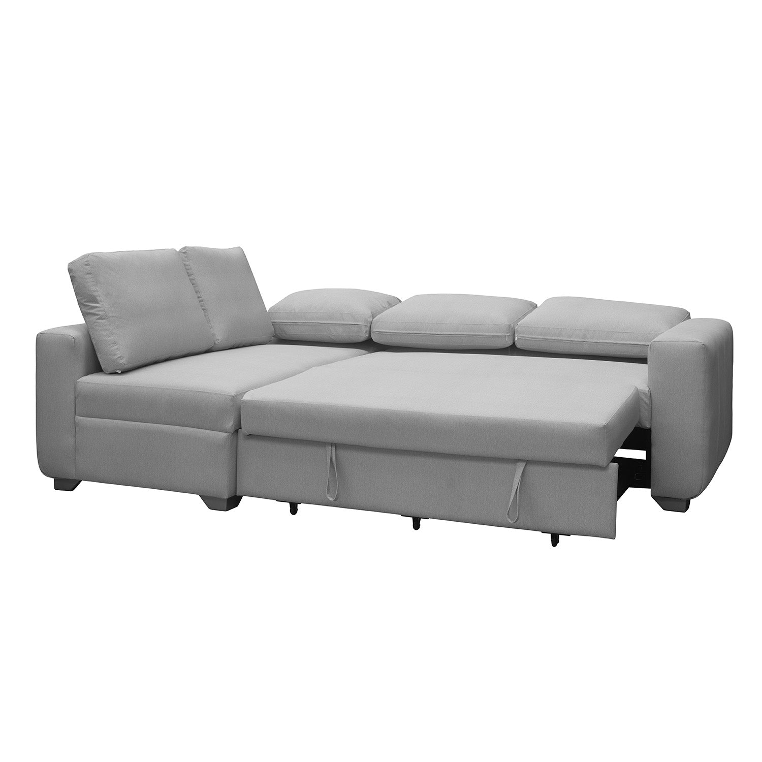 Rinconera Line Microfibra Gris Plata