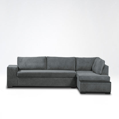 Sala Rinconera Kyara Microfibra Gris Plomo